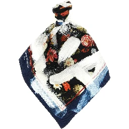 Multicolor Silk Foulard