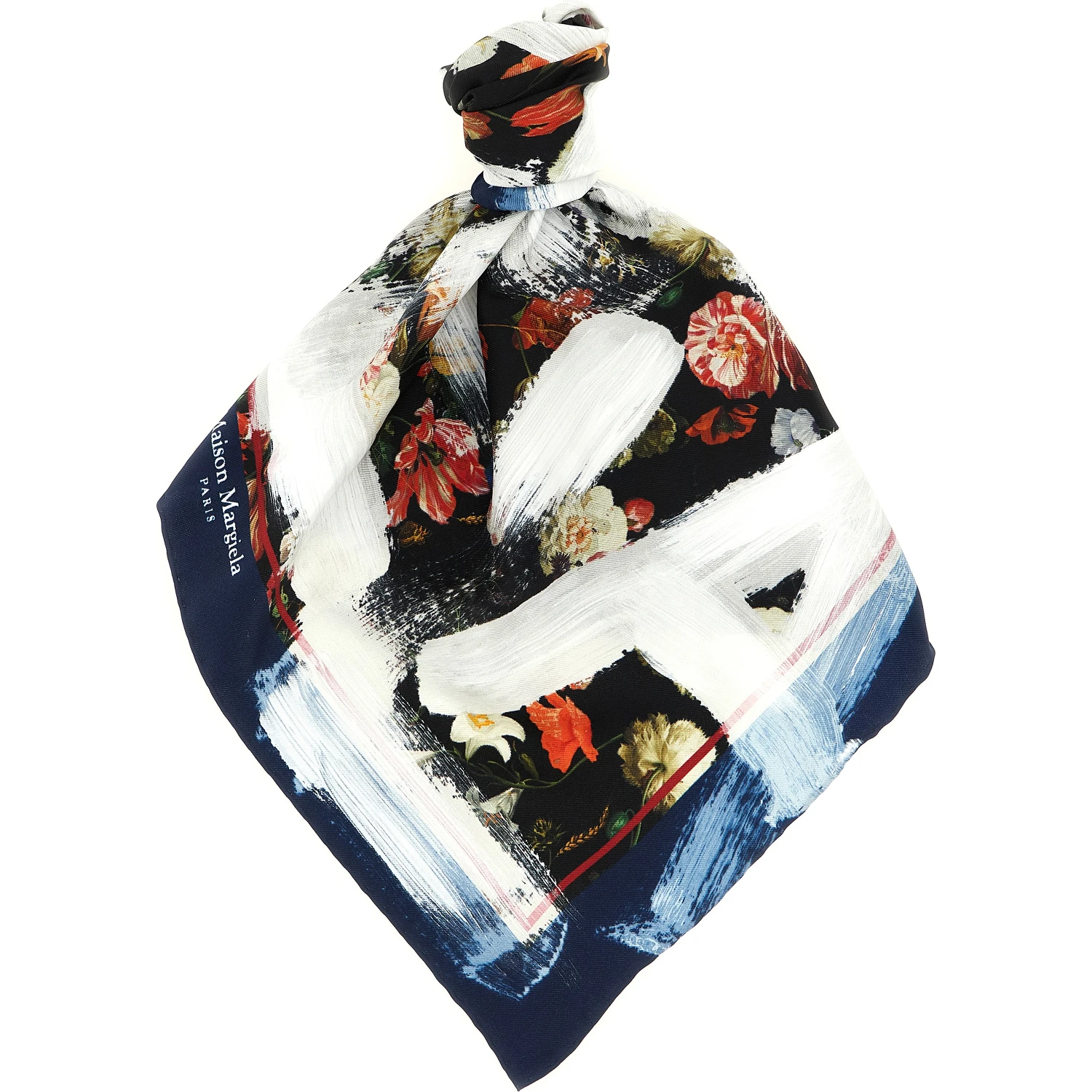 Multicolor Silk Foulard