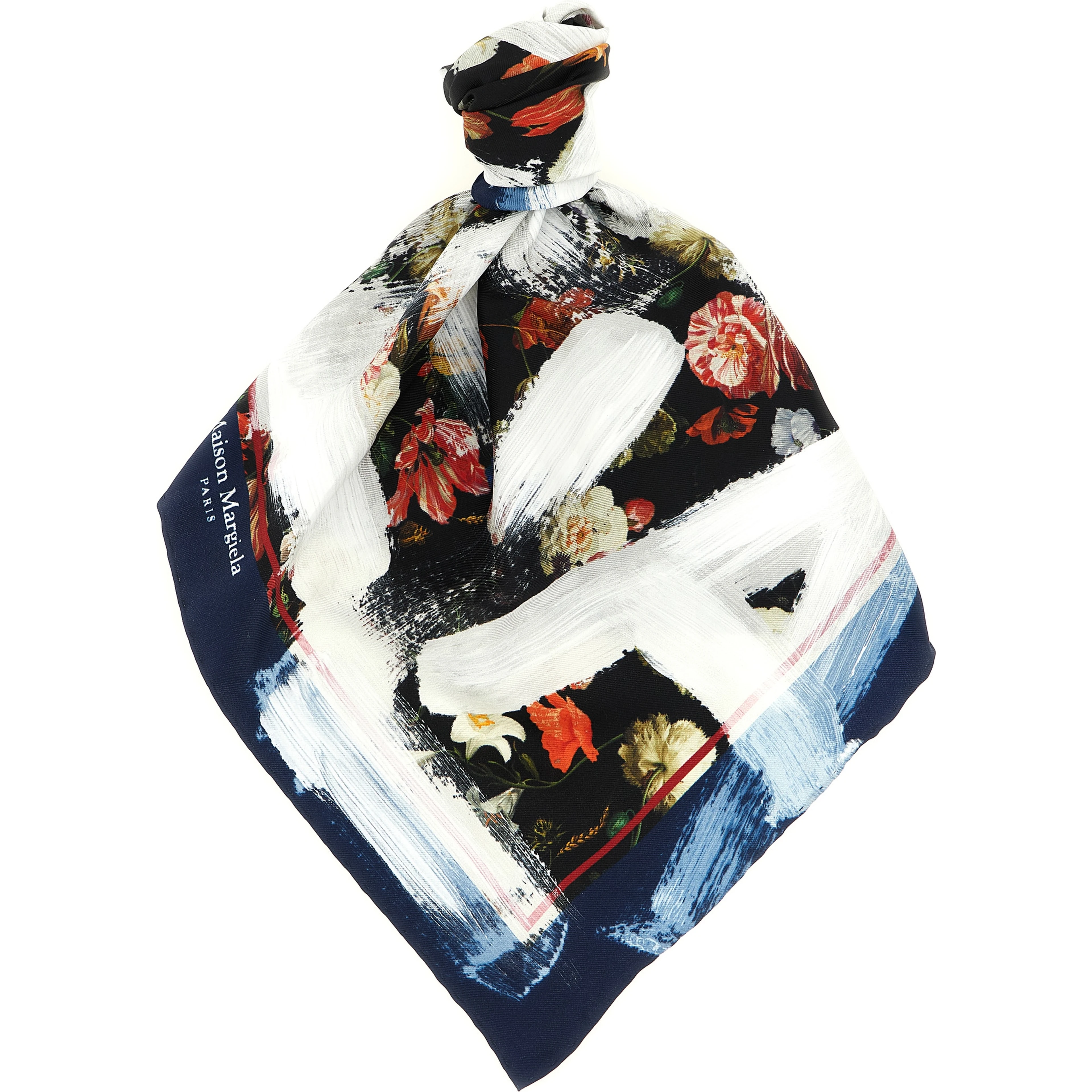 Multicolor Silk Foulard
