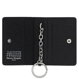 Black Calf Leather Bos Taurus Keychain