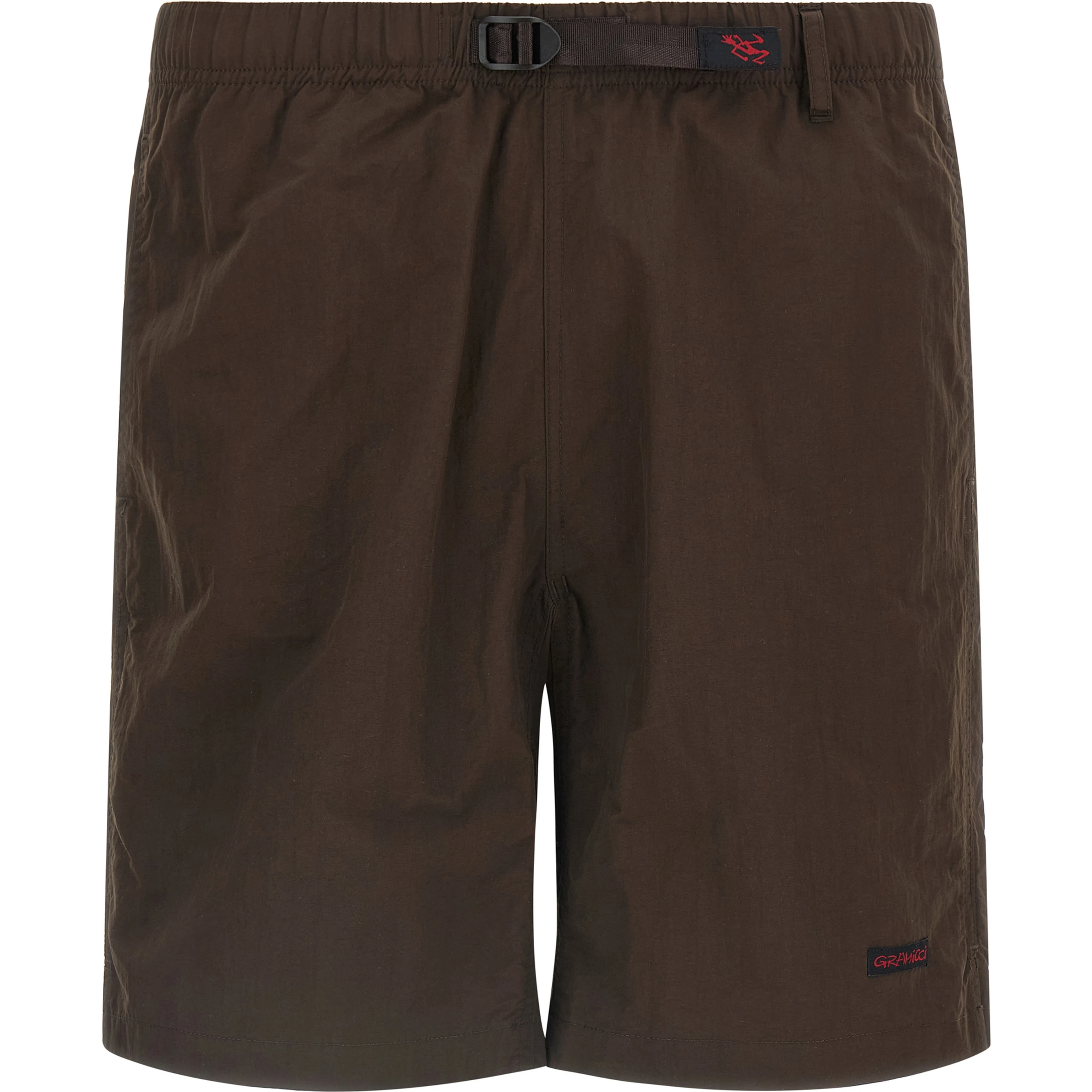 Brown Nylon Bermuda Shorts