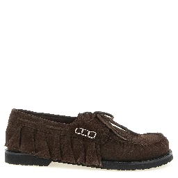 Brown Suede Leather Moccassin