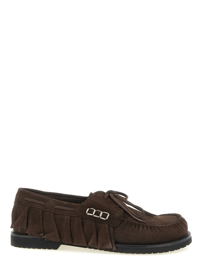 Brown Suede Leather Moccassin