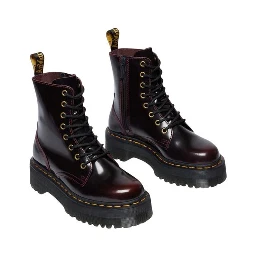 Bordeaux Leather Ankle Boots