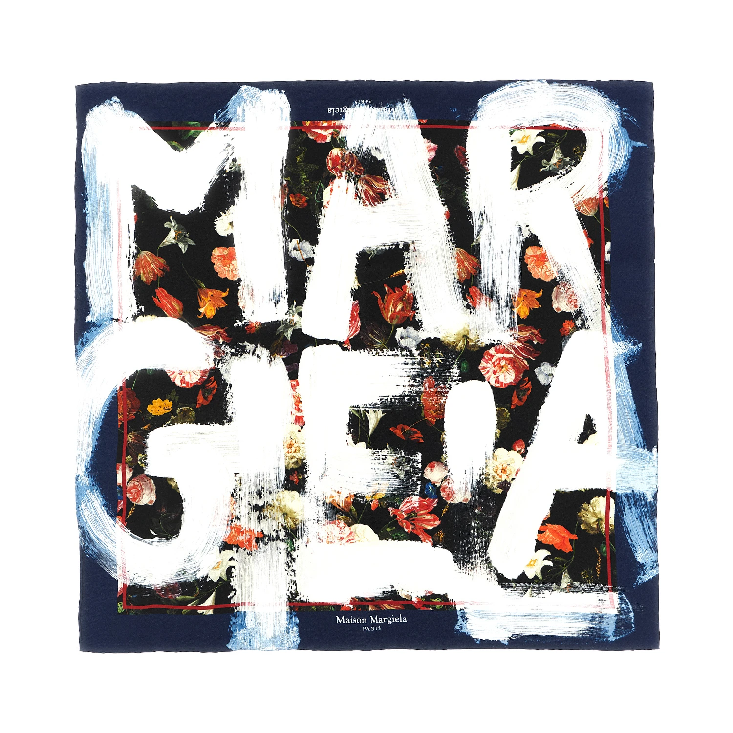 Multicolor Silk Foulard