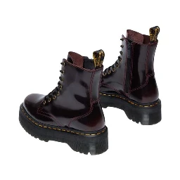 Bordeaux Leather Ankle Boots