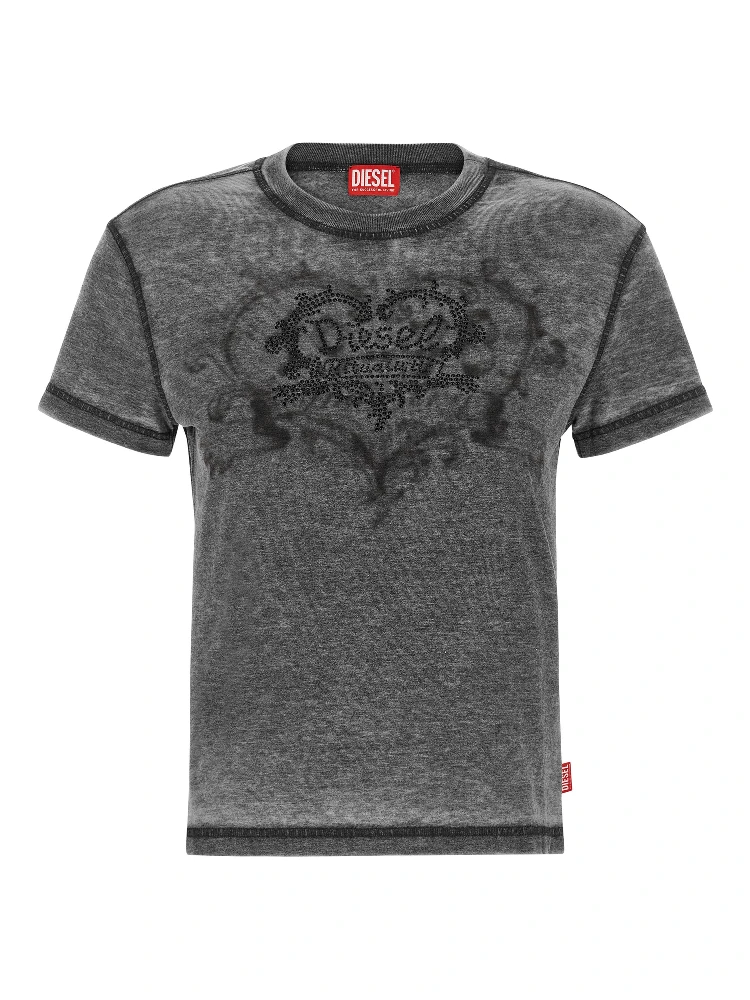 Gray Polyester T-Shirt