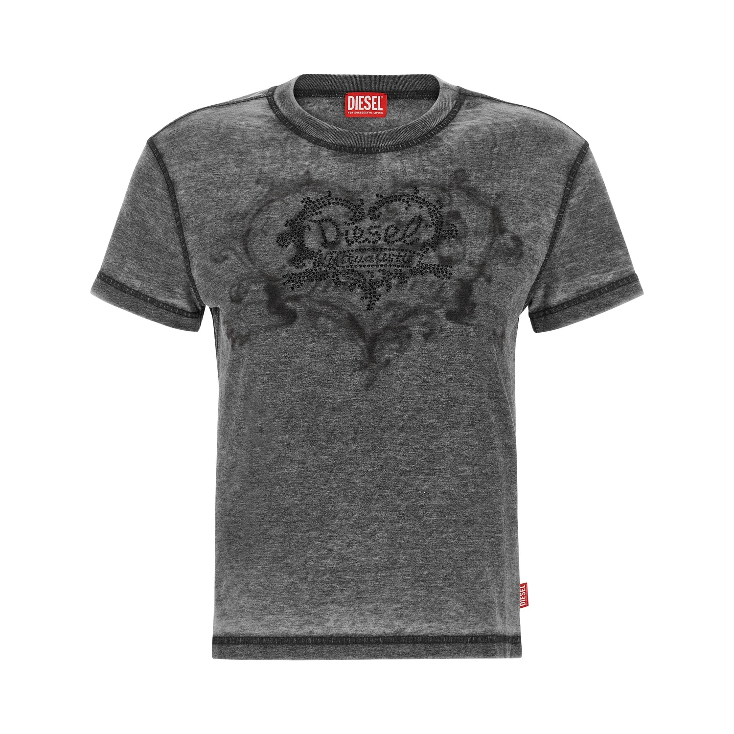 Gray Polyester T-Shirt