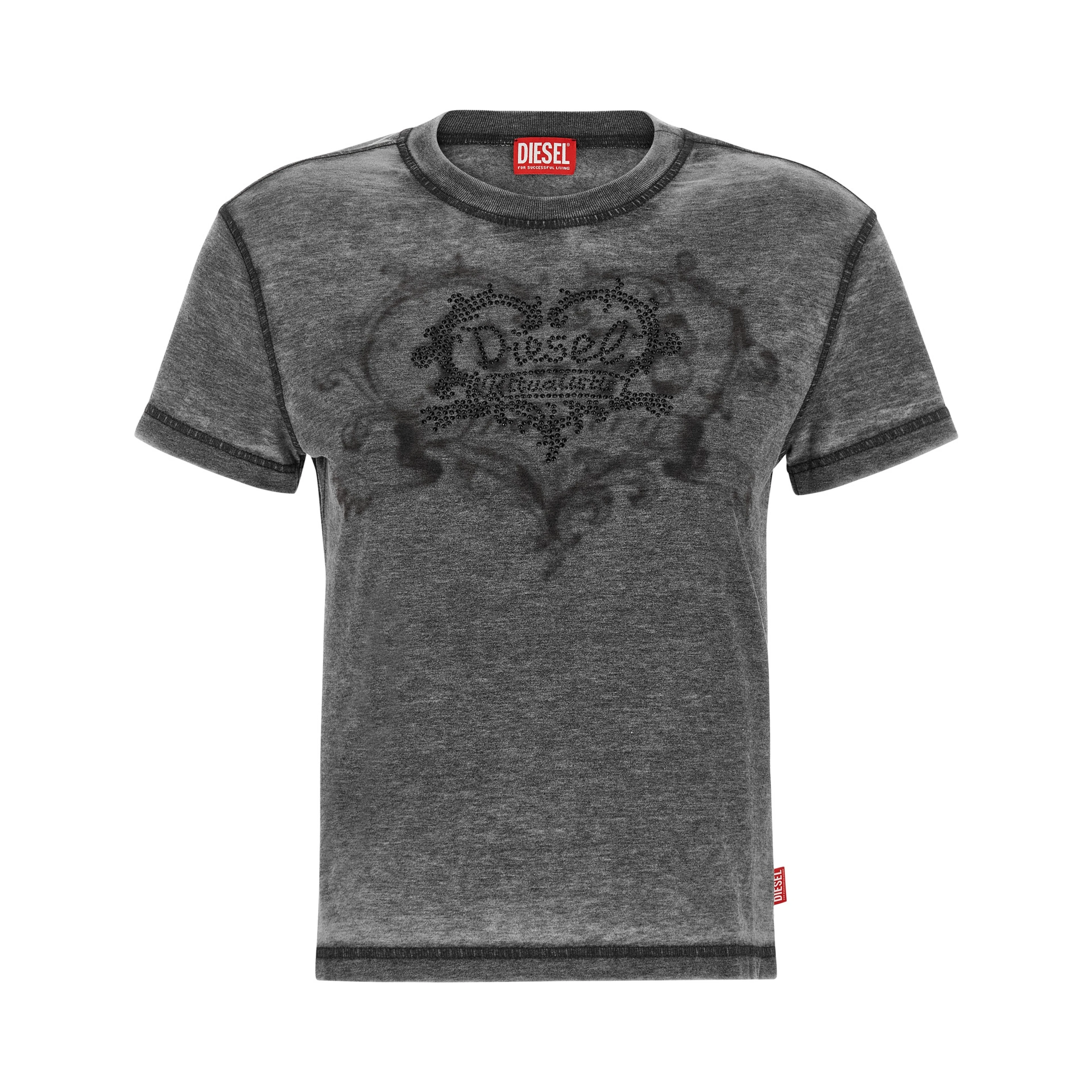 Gray Polyester T-Shirt