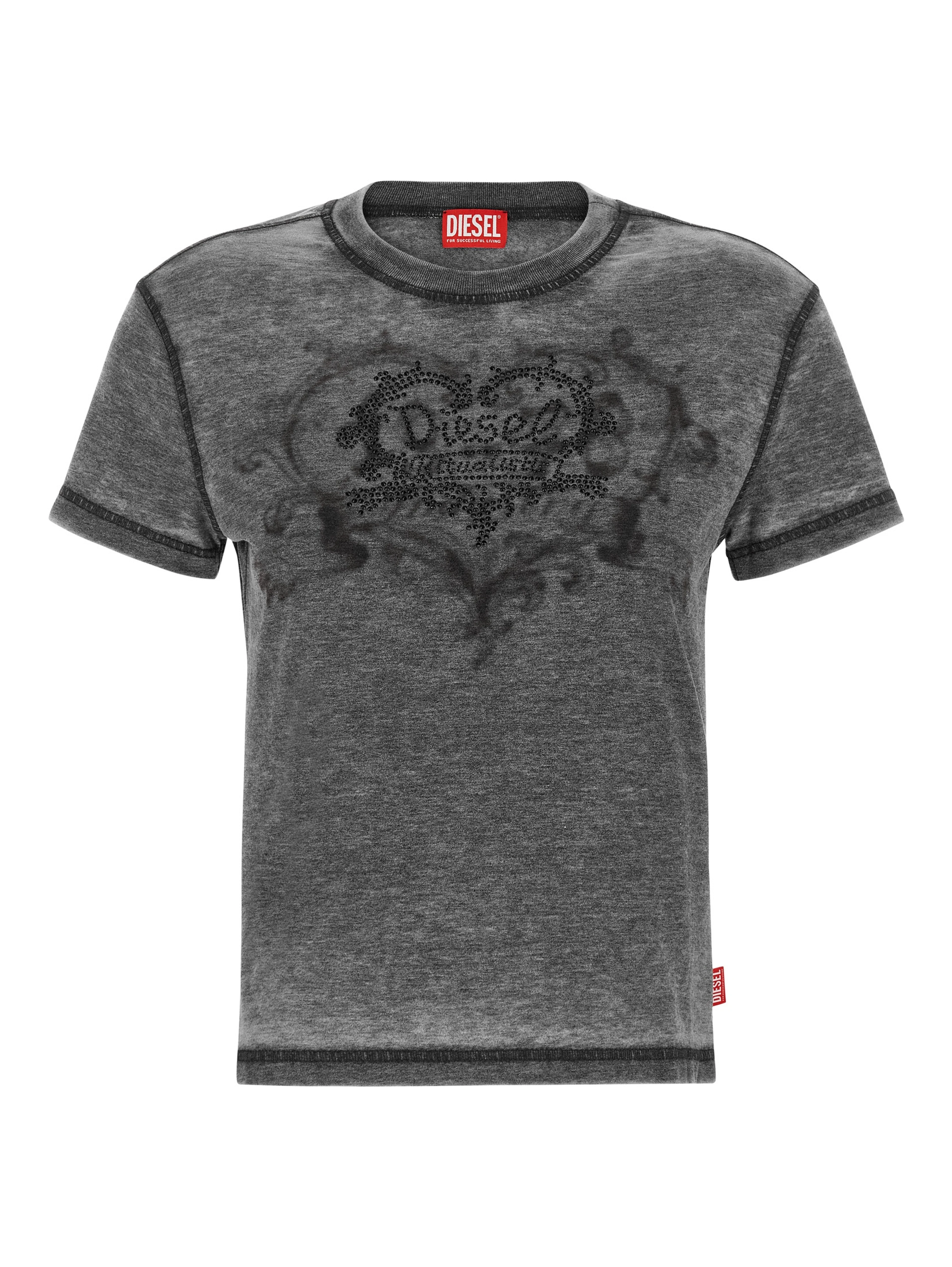 Gray Polyester T-Shirt