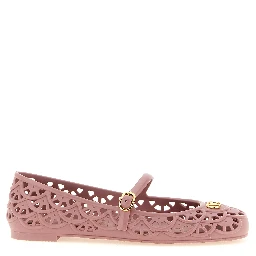 Multicolor Polyvinyl Ballet Flats