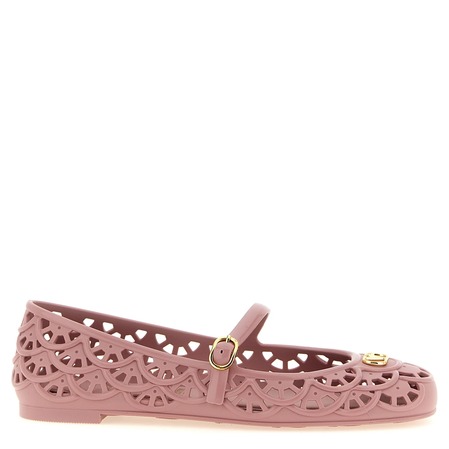 Multicolor Polyvinyl Ballet Flats