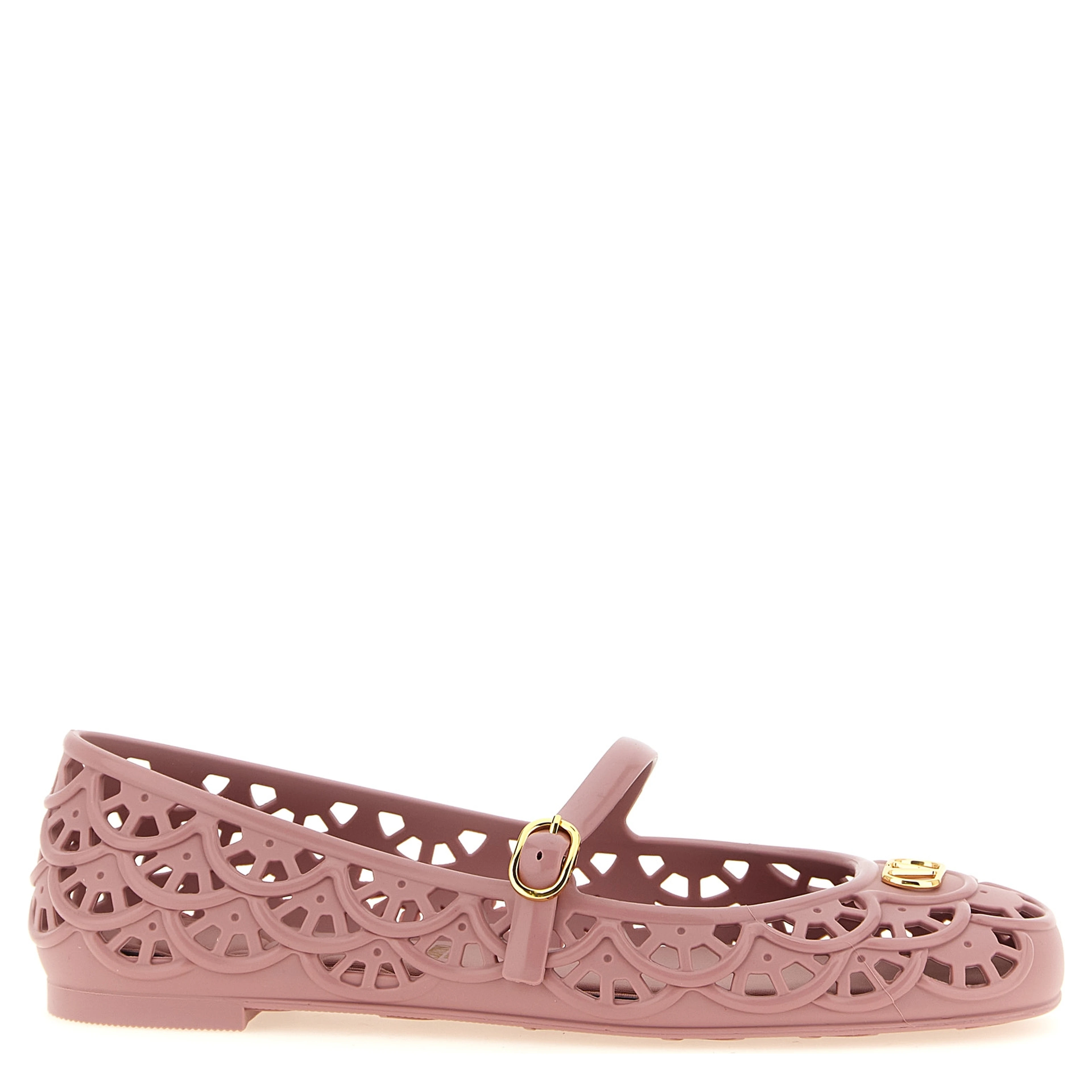 Multicolor Polyvinyl Ballet Flats