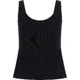 Black Cotton Tank Tops