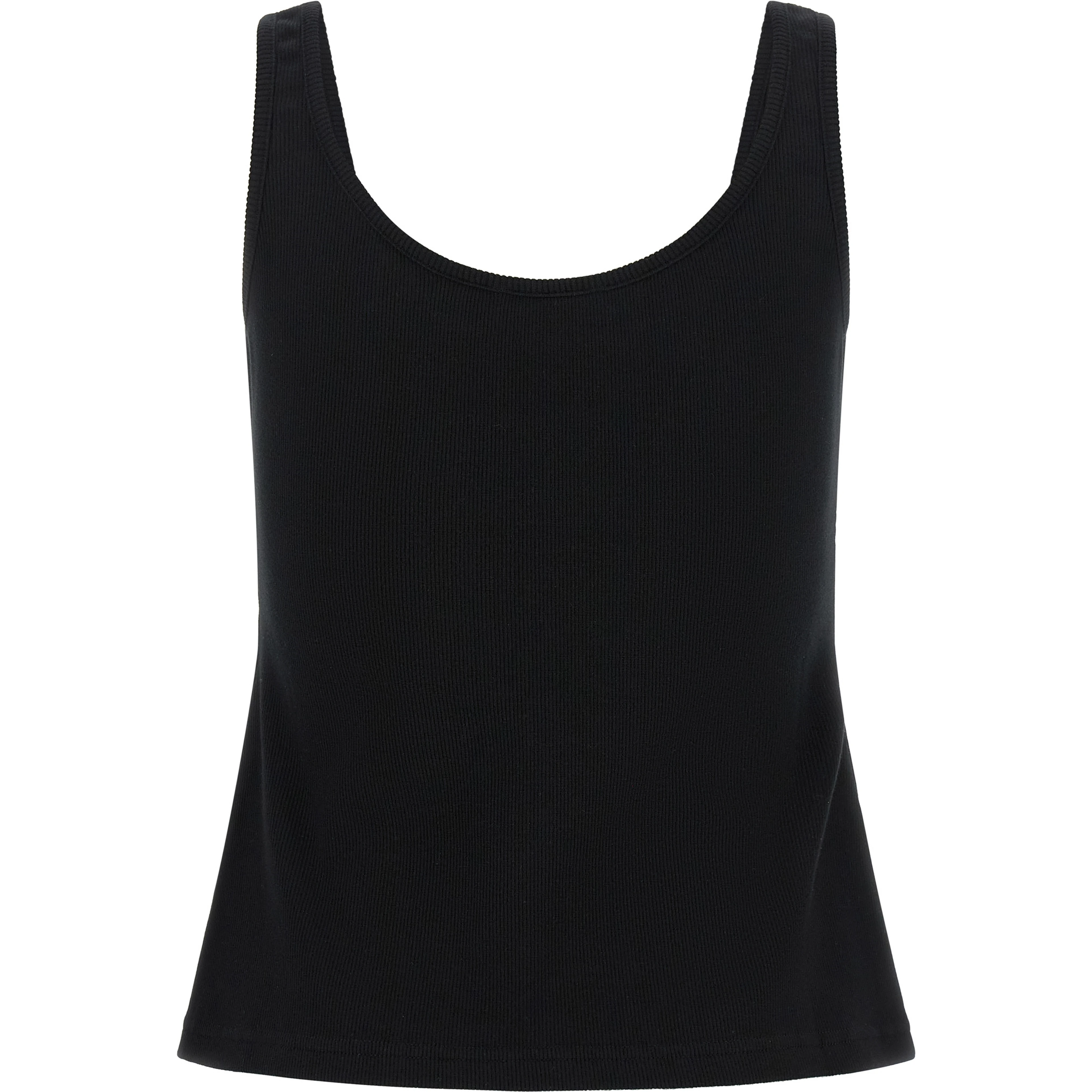 Black Cotton Tank Tops