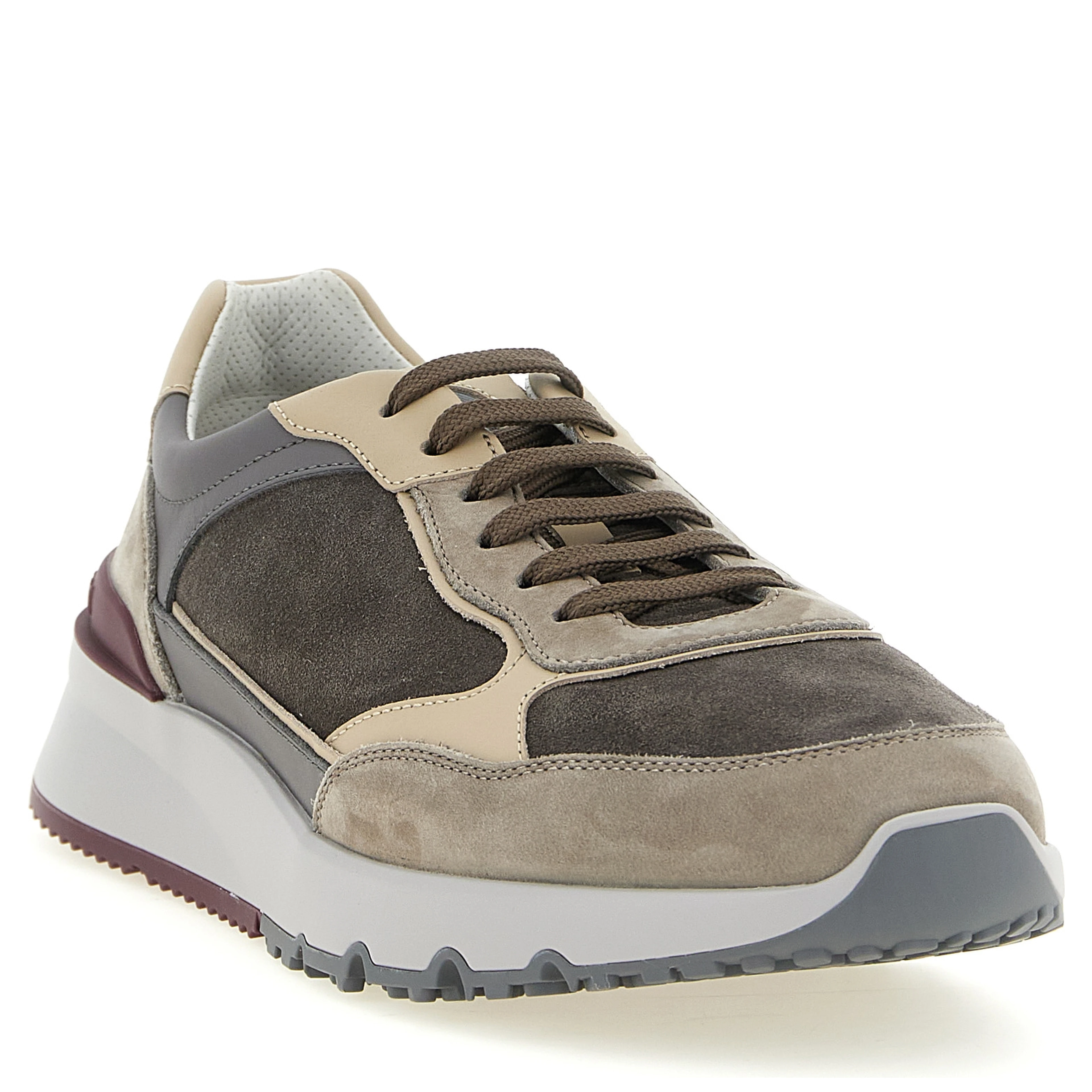 Multicolor Calfskin Athletic Sneakers