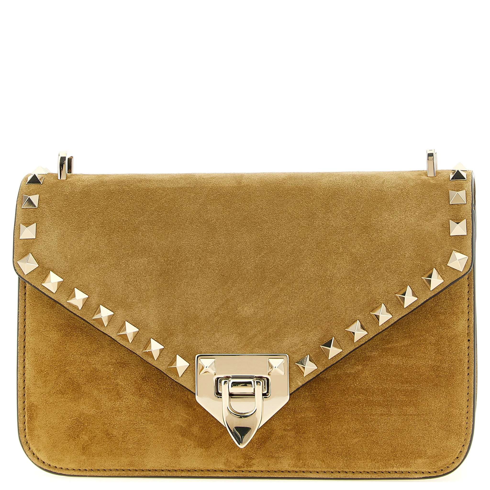 Beige Calfskin Crossbody Bag