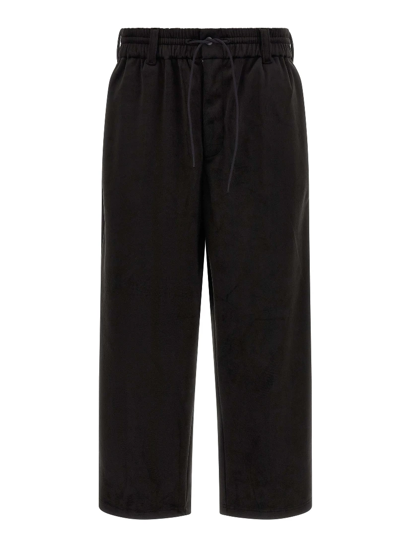 Black Recycled Polyester Joggers (Workout Pants)