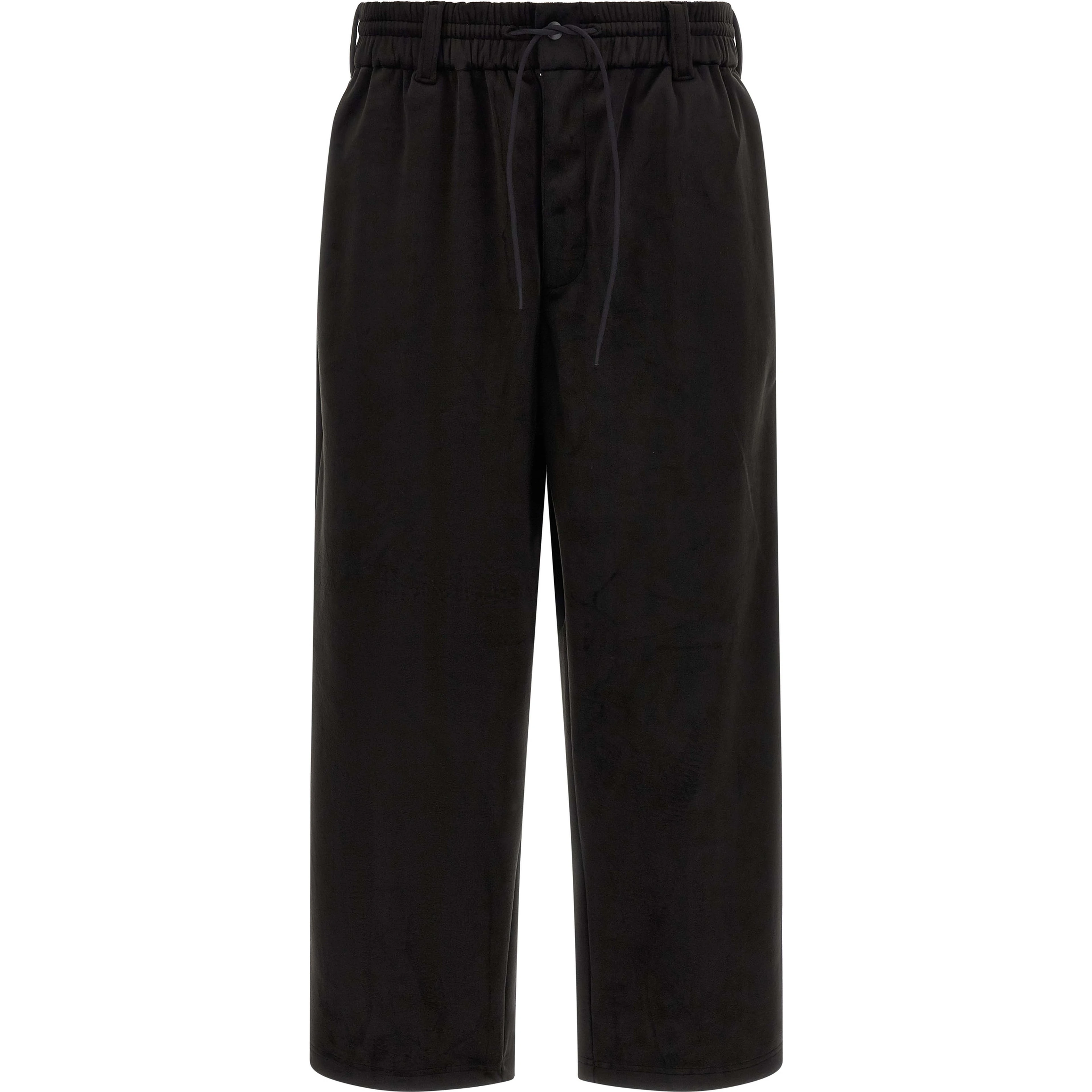 Black Recycled Polyester Joggers (Workout Pants)
