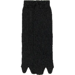 Black Wool Socks