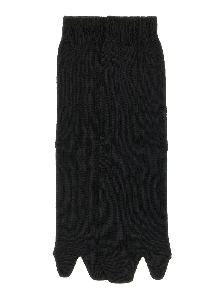 Black Wool Socks