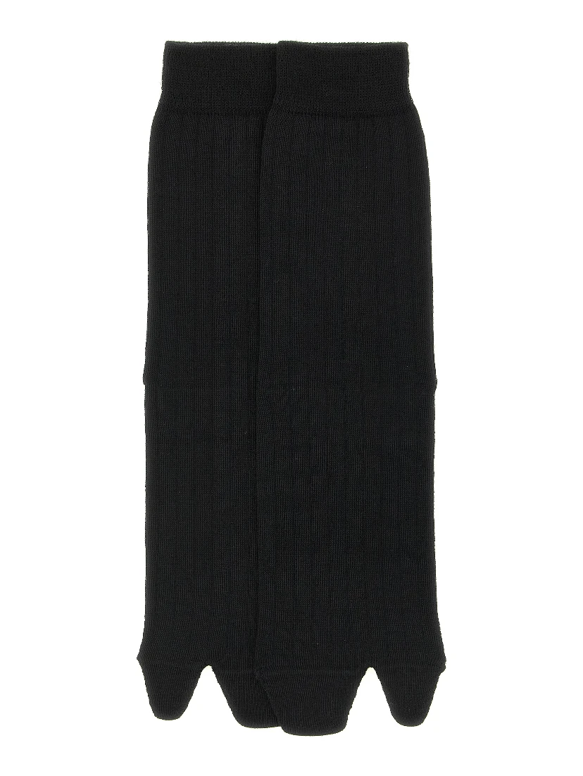 Black Wool Socks