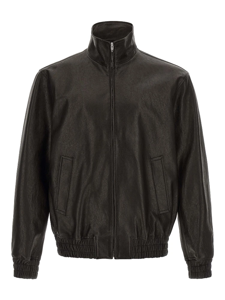 Black Calfskin Leather Jacket