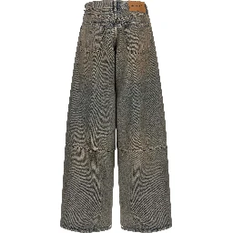 Blue Cotton Relaxed Fit Jeans