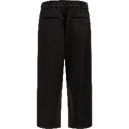 Black Recycled Polyester Joggers (Workout Pants)