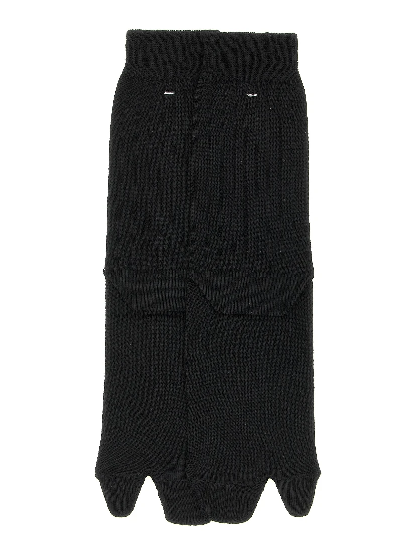 Black Wool Socks