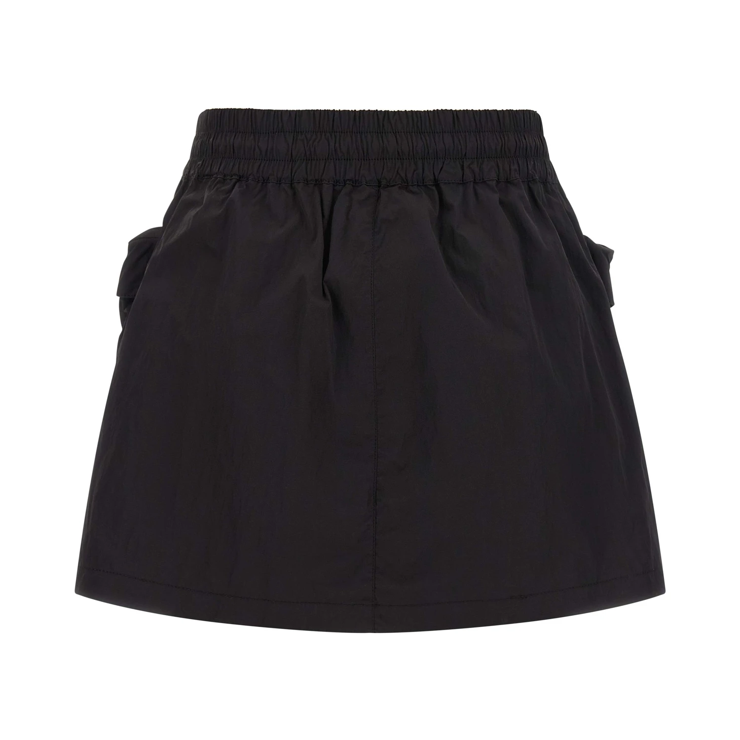 Black Polyamide Long Skirt