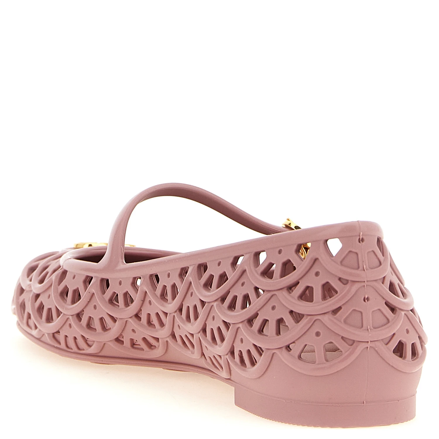 Multicolor Polyvinyl Ballet Flats