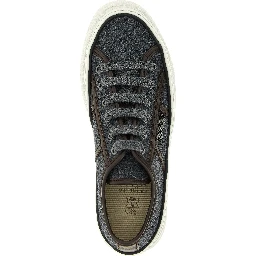 Gray Virgin Wool Low Top Sneakers