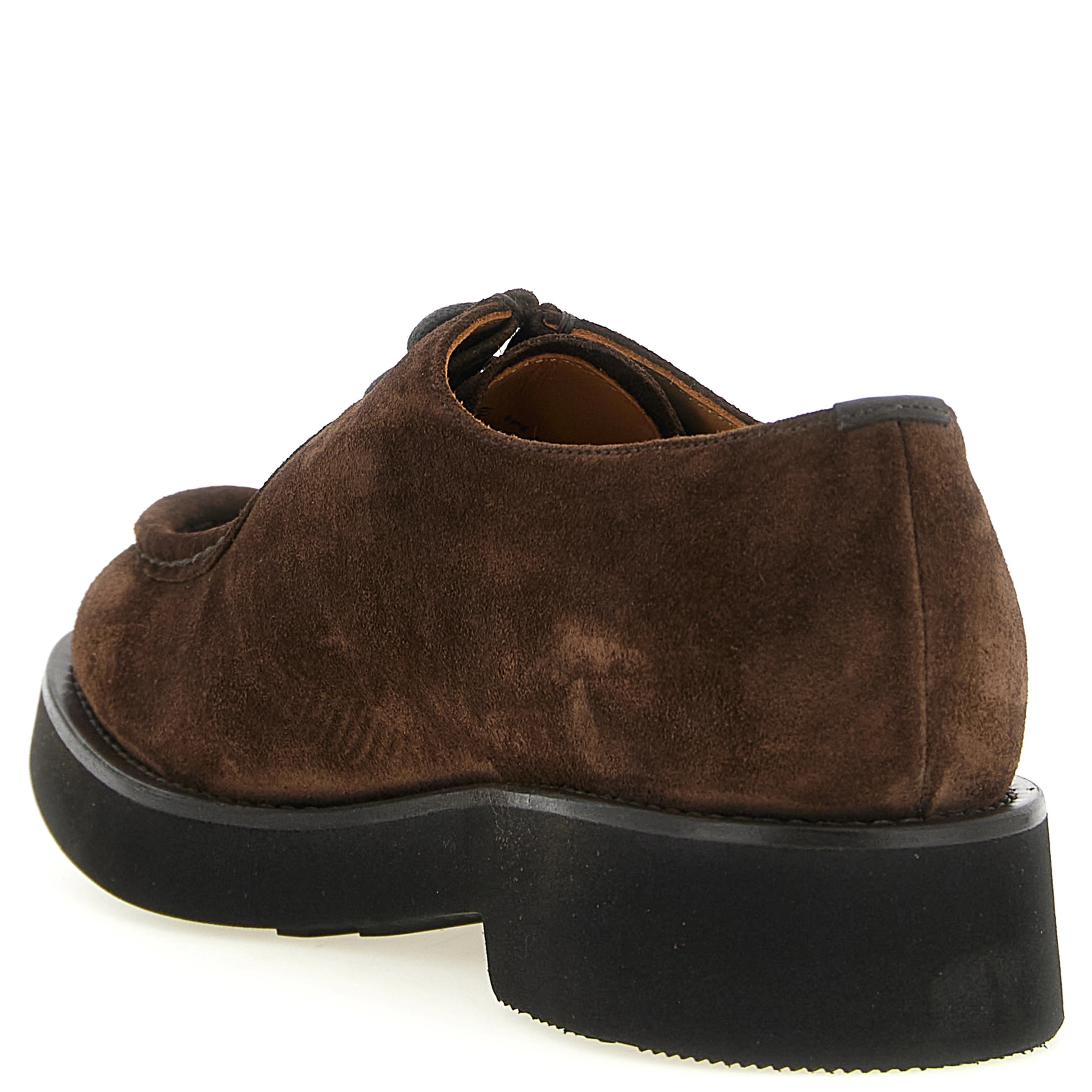 Brown Calfskin Oxfords And Derbies