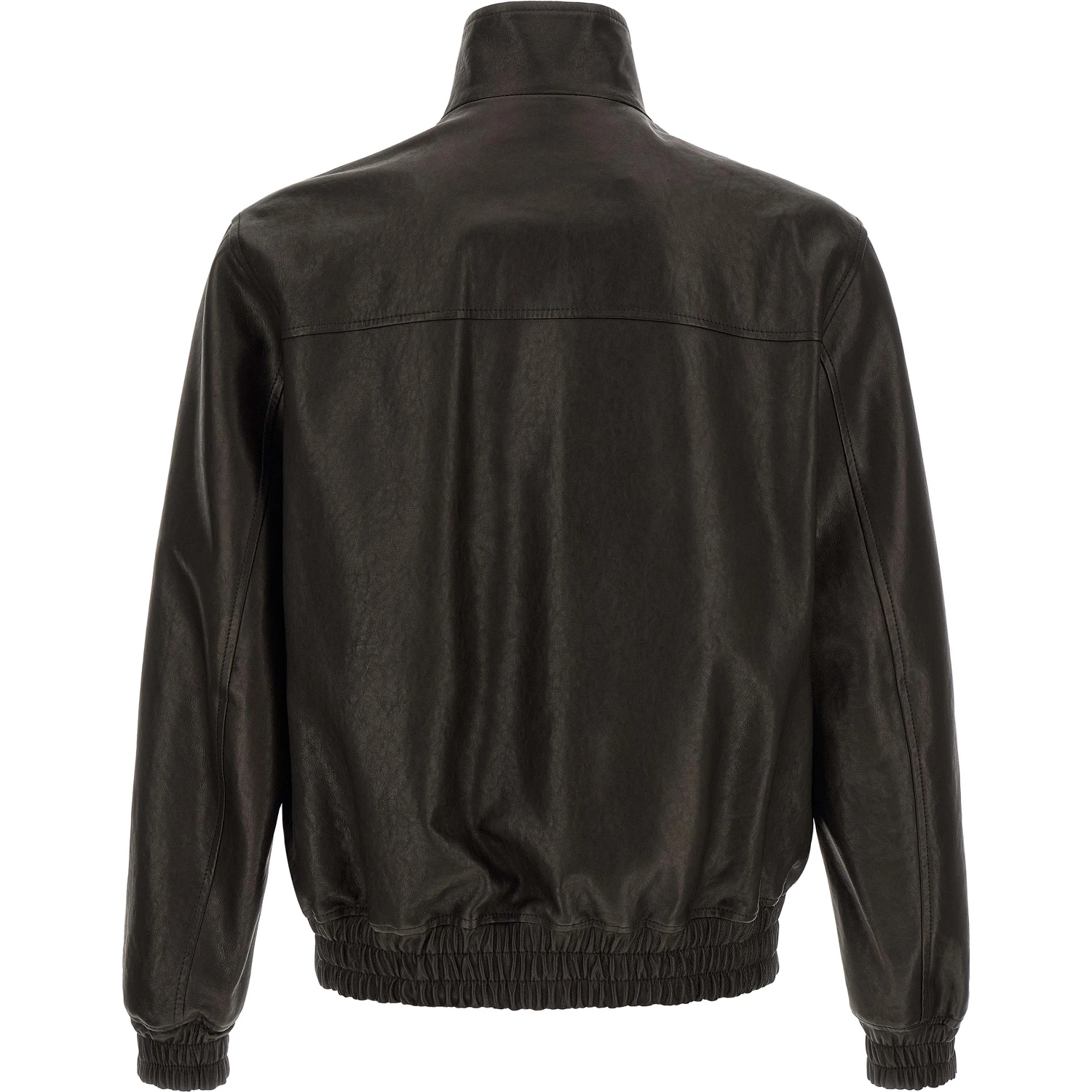 Black Calfskin Leather Jacket