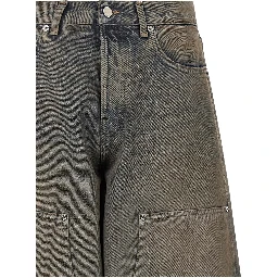 Blue Cotton Relaxed Fit Jeans
