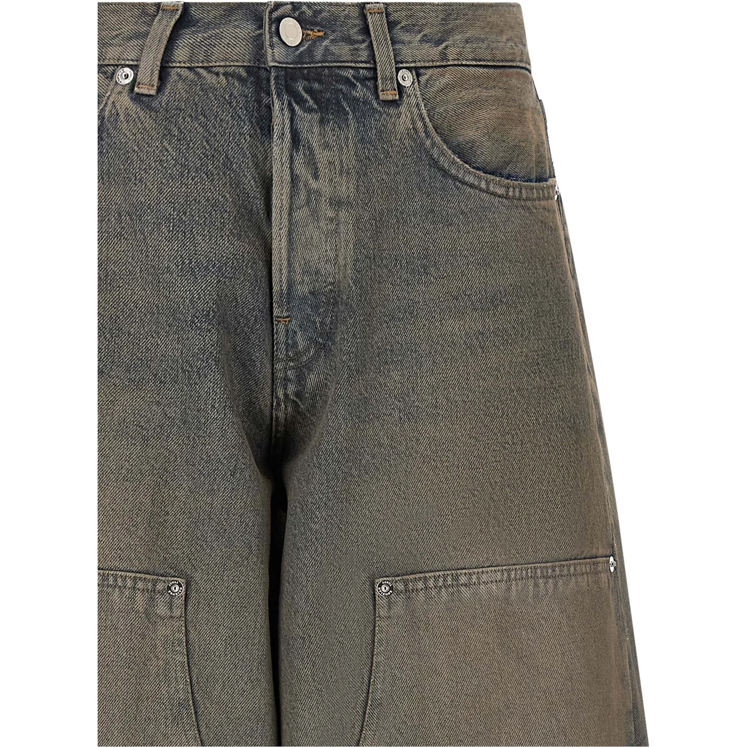 Blue Cotton Relaxed Fit Jeans