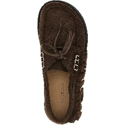 Brown Suede Leather Moccassin