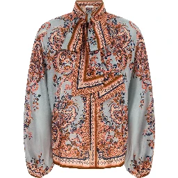 Multicolor Silk Blouse