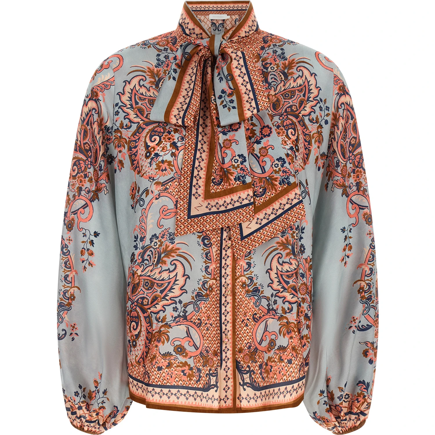 Multicolor Silk Blouse