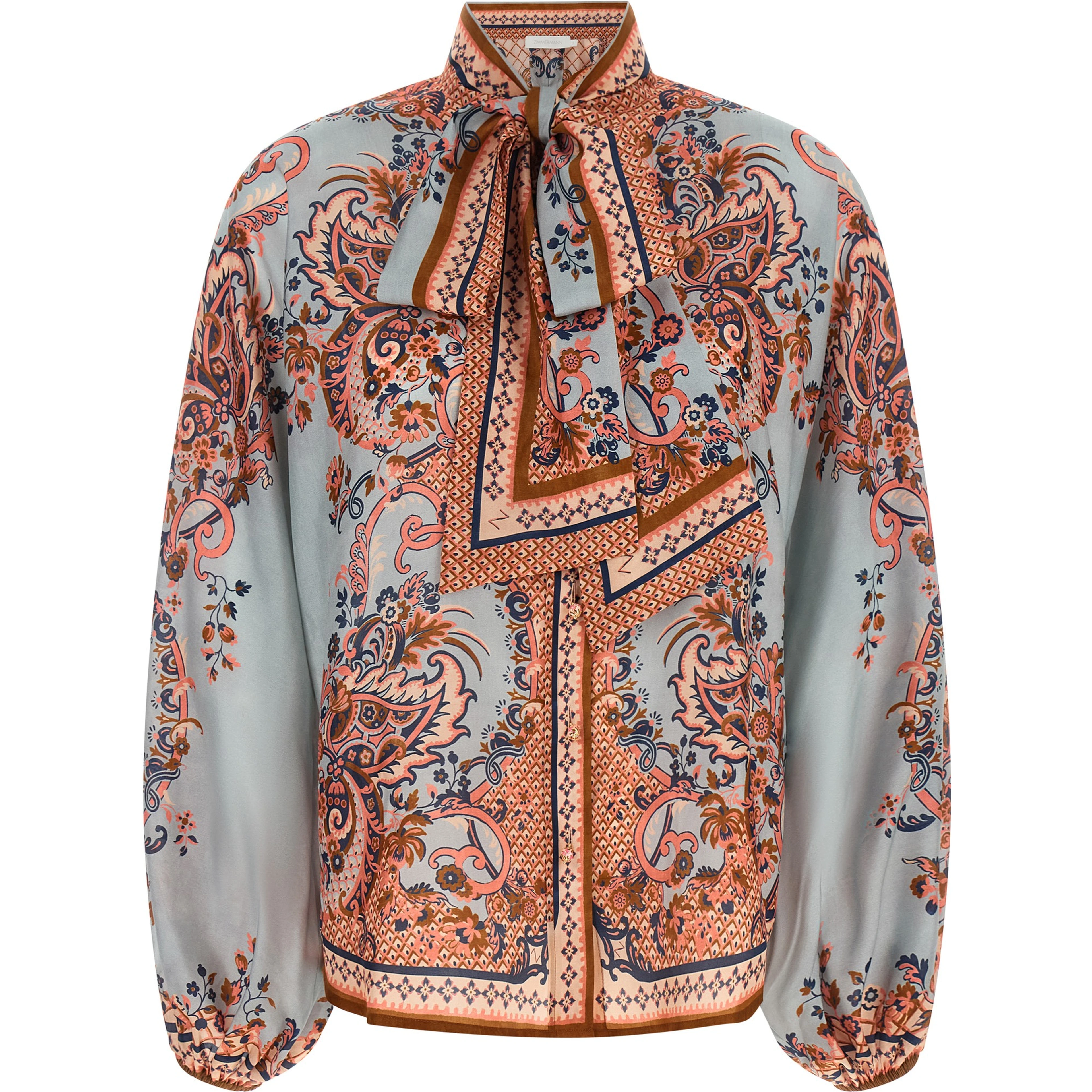 Multicolor Silk Blouse