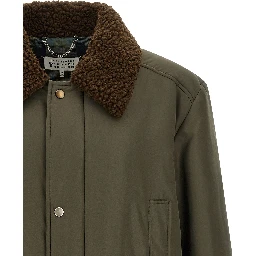 Bicolor Polyester Parka