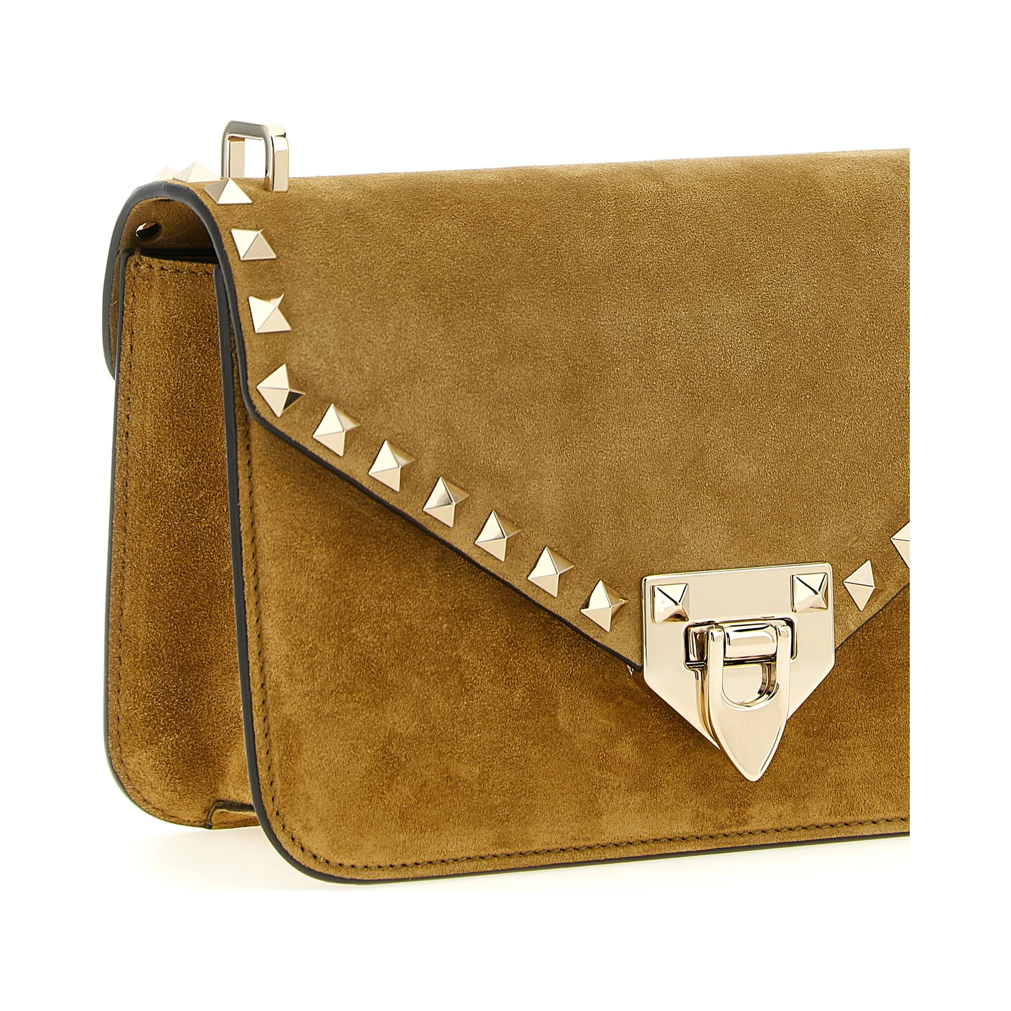 Beige Calfskin Crossbody Bag