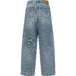 Blue Cotton Relaxed Fit Jeans