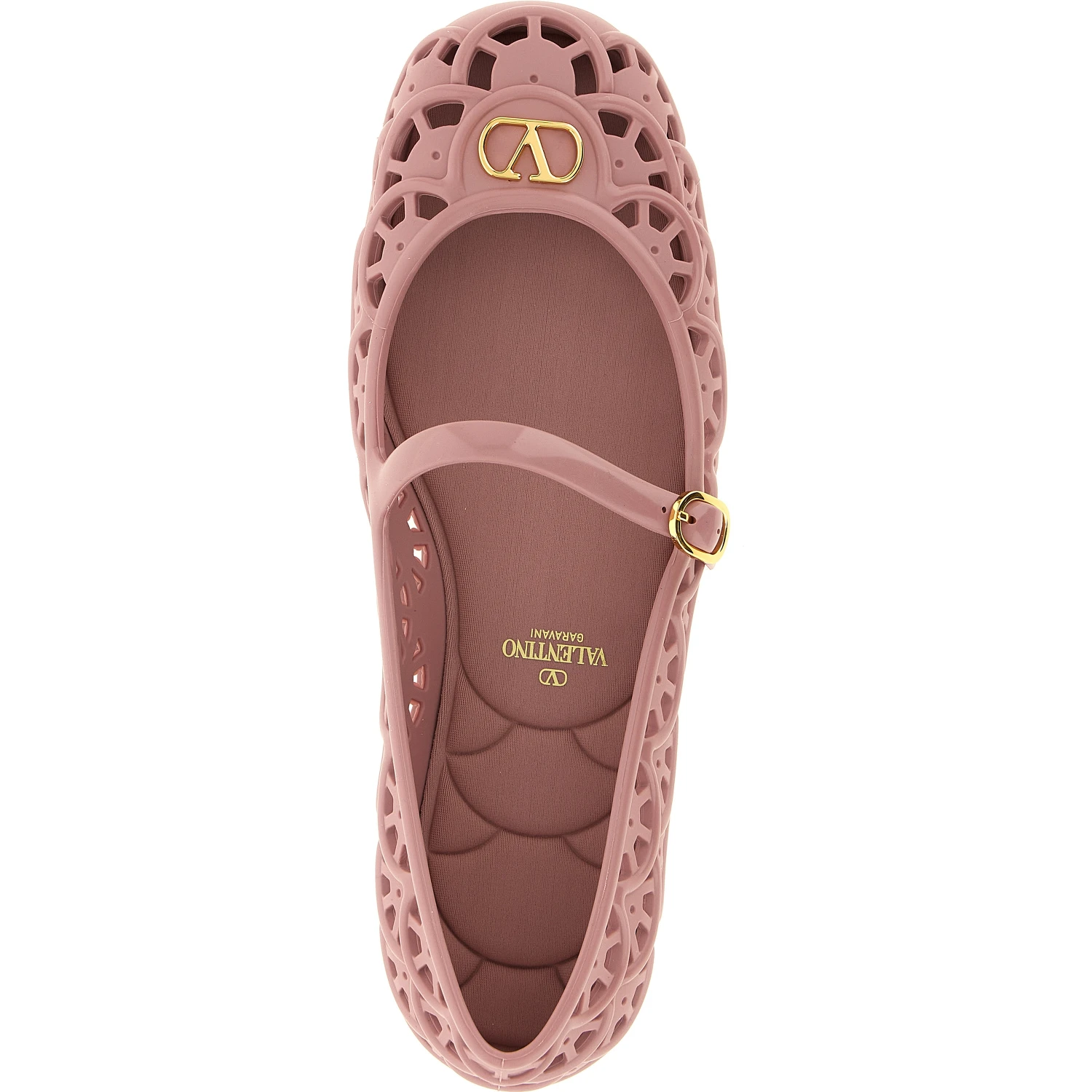 Multicolor Polyvinyl Ballet Flats