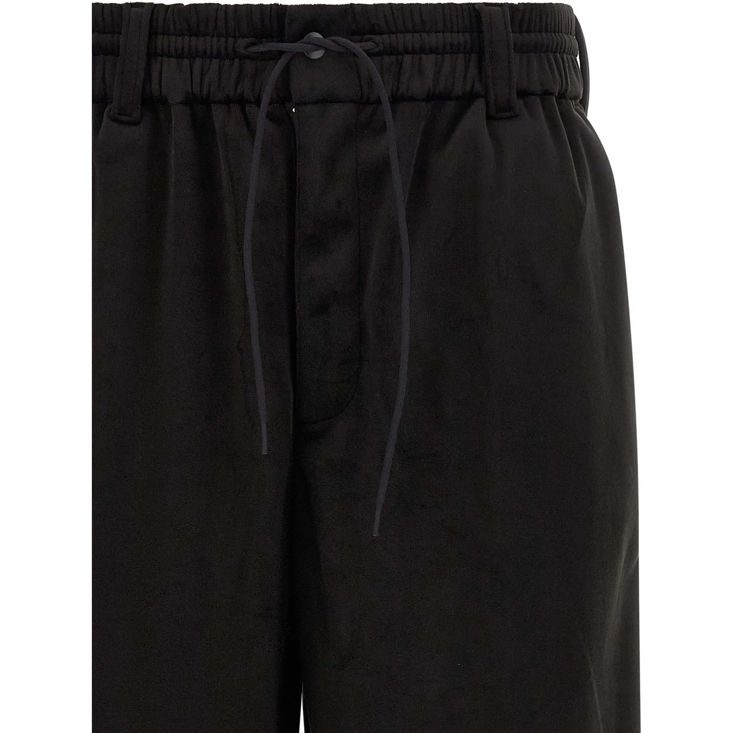 Black Recycled Polyester Joggers (Workout Pants)