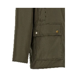 Bicolor Polyester Parka