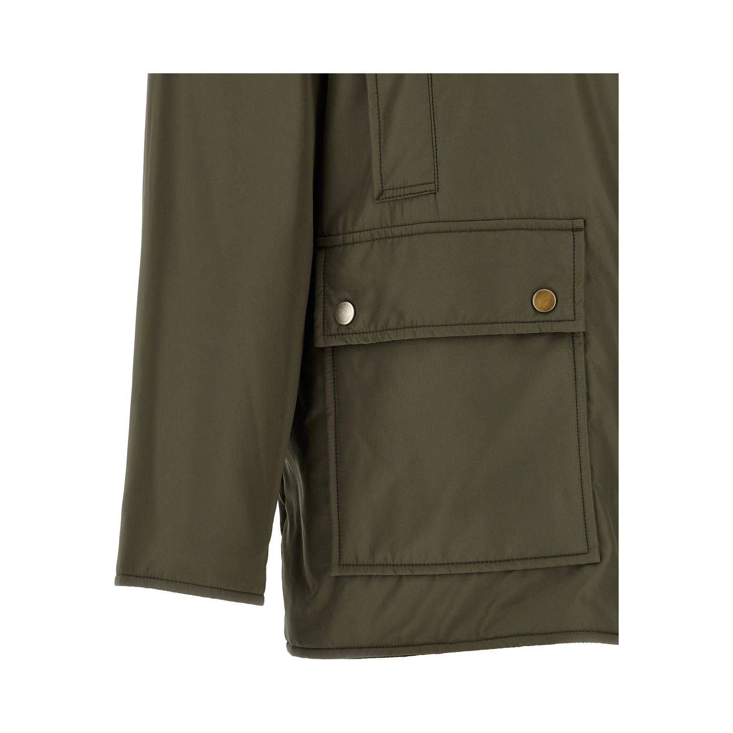 Bicolor Polyester Parka