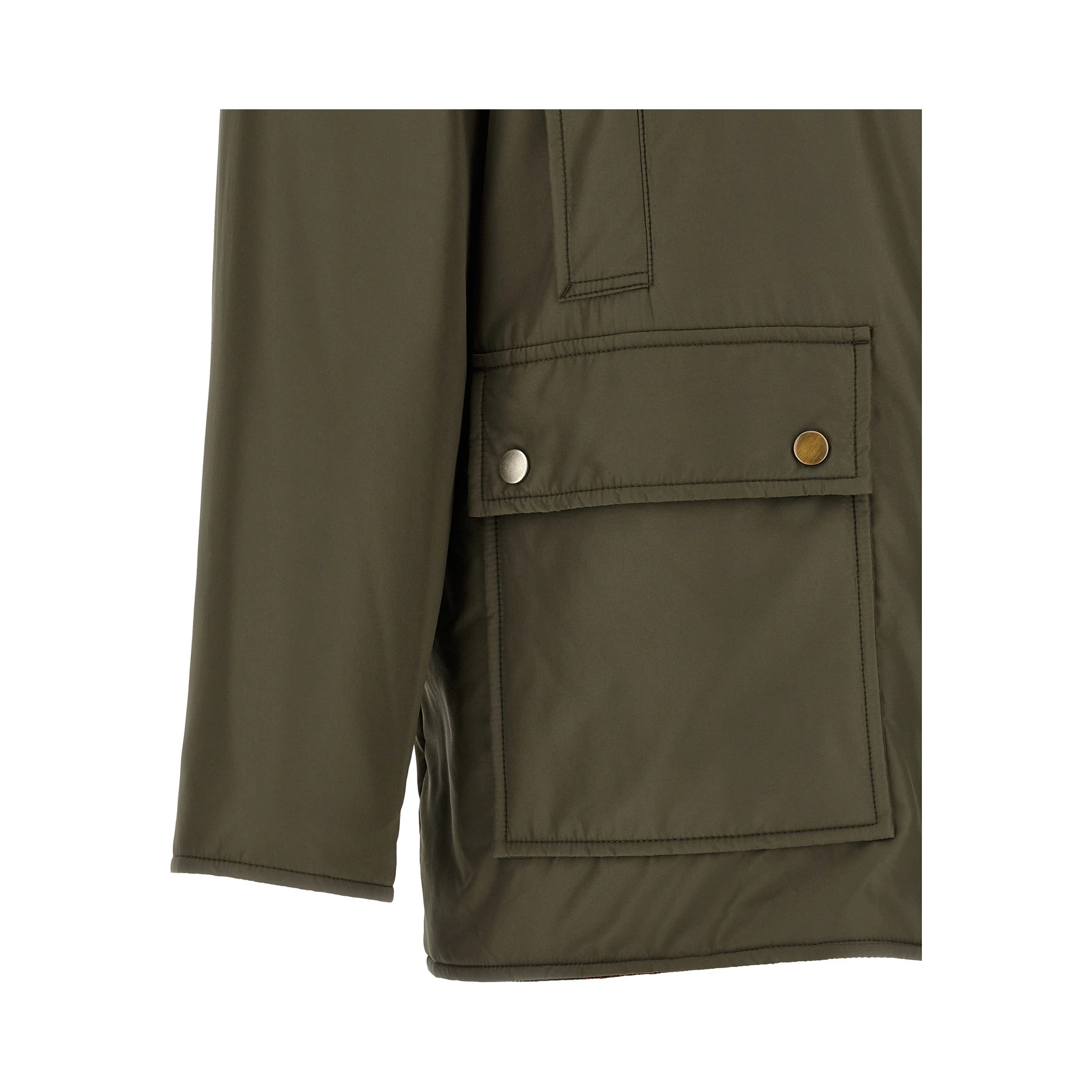 Bicolor Polyester Parka