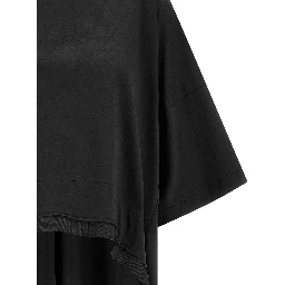Black Cotton Casual Dress